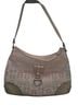 Etienne Aigner Print Multi Color Tan Leather Shoulder Bag One size - photo 1