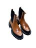 ALLSAINTS 100% Leather Brown Black Boots Size 8 - photo 1