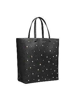 Tory Burch Fleming Gold Star Studs Leather Tote (view 1)