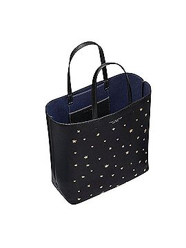 Tory Burch Fleming Gold Star Studs Leather Tote (view 2)