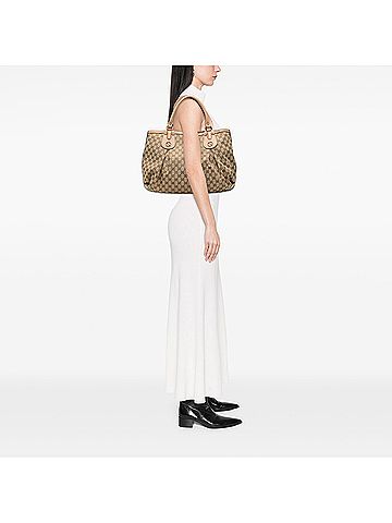 Gucci Large GG Canvas Scarlett Tote (view 2)