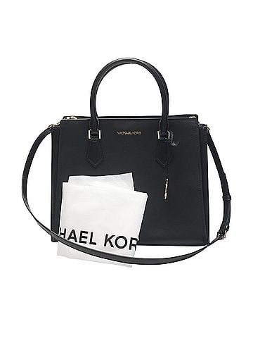 Michael Kors Michael Kors Sheila Satchel Tote Bag, Leather, 35T0GWXS3L, Black (view 1)