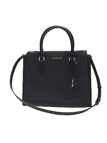 Michael Kors Michael Kors Sheila Satchel Tote Bag, Leather, 35T0GWXS3L, Black (view 2)
