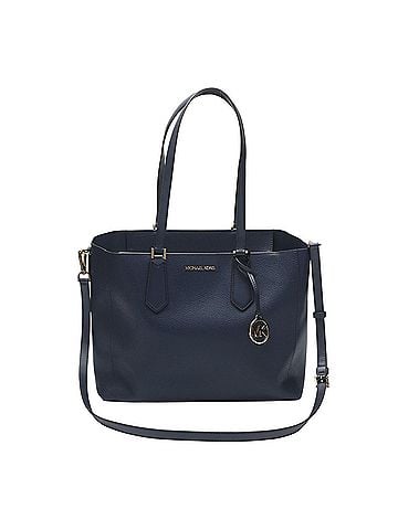Michael Kors Michael Kors Tote Bag Shoulder Leather 35H0GKFT9T Navy (view 1)