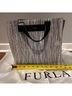 FURLA Stripes Black White Leather Tote One size - photo 9