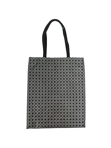 Issey Miyake Excellent condition Issey Miyake BAOBAO CRISPY BB92 AG601 cotton matte gray tote bag 1752 (view 2)