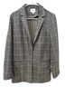 Nine West Plaid Gray Blazer Size M - photo 1