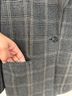 Nine West Plaid Gray Blazer Size M - photo 5