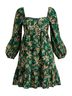 Ulla Johnson Floral Multi Color Green Yellow Casual Dress Size 12 - photo 1