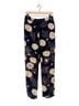 Ganni Floral Black Tan Blue Dress Pants Size M - photo 1