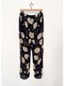 Ganni Floral Black Tan Blue Dress Pants Size M - photo 5