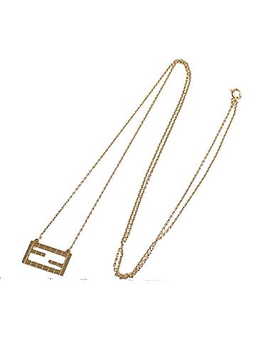 Fendi FENDI F Is Necklace 8AH591 Gold Metal Women's (view 1)
