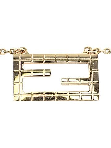 Fendi FENDI F Is Necklace 8AH591 Gold Metal Women's (view 2)