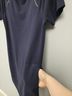 Chico's Solid Blue Casual Dress Size 4 - photo 5