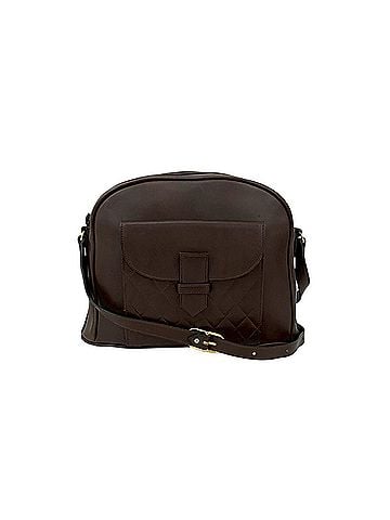 Yves Saint Laurent YVES SAINT LAURENT Quilted Leather Shoulder Bag/Pochette Brown 36313 (view 1)