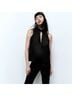 Zara Solid Black Sleeveless Blouse Size L - photo 3