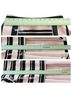 Halston Heritage 100% Polyester Stripes Pink Black Formal Skirt Size 2 - photo 4