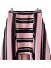 Halston Heritage 100% Polyester Stripes Pink Black Formal Skirt Size 2 - photo 5