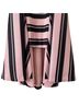 Halston Heritage 100% Polyester Stripes Pink Black Formal Skirt Size 2 - photo 12