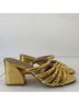 Donald J Pliner Snake Print Gold Heels Size 8 - photo 4