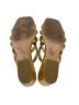 Donald J Pliner Snake Print Gold Heels Size 8 - photo 2
