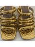 Donald J Pliner Snake Print Gold Heels Size 8 - photo 6