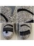 Chiara Ferragni Silver Black Flats Size EU 37 - photo 5