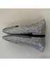 Chiara Ferragni Silver Black Flats Size EU 37 - photo 6