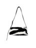 Jil Sander Animal Print Black White Leather Shoulder Bag One size - photo 1