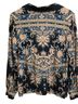 Johnny Was Blue Tan Long Sleeve Top Size L (petite) - photo 2
