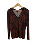 Johnny Was Black Red Long Sleeve Top Size L - photo 1
