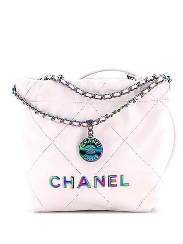 Chanel 22 Chain Hobo Quilted Calfskin Mini (view 1)