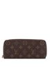 Louis Vuitton 100% Coatead Canvas Brown Clemence Wallet Monogram Canvas One size - photo 1