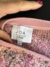 J.O.A. Just One Answer 100% Polyester Print Pink Pullover Sweater Size S - photo 6