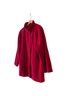 Donatella Red Wool Coat Size 16 - photo 11