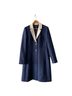 J.Crew Blue Wool Coat Size 14 - photo 1