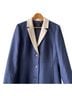 J.Crew Blue Wool Coat Size 14 - photo 4