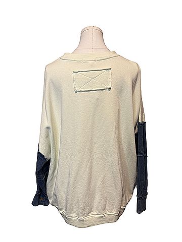 Blue Velvet Pullover Sweater (view 2)