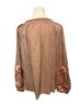 Easel Brown Long Sleeve Blouse Size S - photo 2