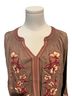 Easel Brown Long Sleeve Blouse Size S - photo 4