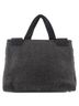 Prada 100% Polyester Gray Prada Felt Handbag, Wool/Leather, Gray, Women's, Two-Compartment, PRADA One size - photo 2