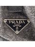 Prada 100% Polyester Gray Prada Felt Handbag, Wool/Leather, Gray, Women's, Two-Compartment, PRADA One size - photo 9