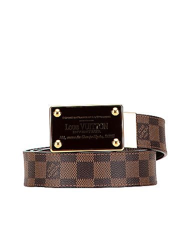 Louis Vuitton Damier Ebene Inventeur Reversible Belt (view 1)
