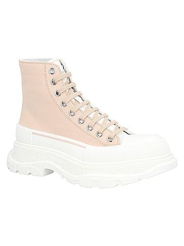 Alexander McQueen Alexander McQueen Tread Slick Boots 'White Grey' (view 1)