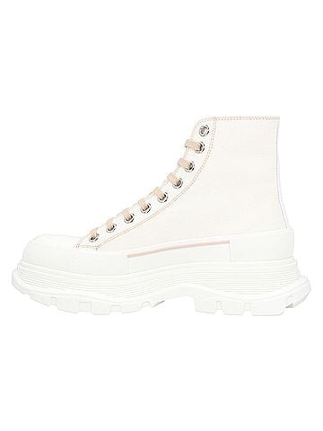 Alexander McQueen Alexander McQueen Tread Slick Boots 'White Grey' (view 2)