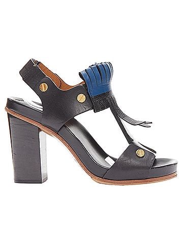 Chloé Chloe grommet block heel sandal (view 1)