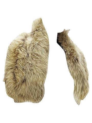 Charlotte Simone Charlotte Simone fur silk lined collar cuff scarf (view 2)