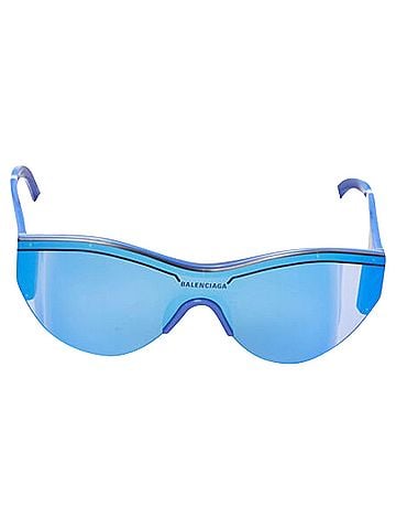 Balenciaga Balenciaga Demna reflective temple sunglasses (view 1)