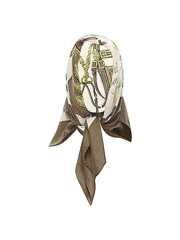 Hermès Hermes Hugo Grygkar Brides de Gala print silk scarf (view 1)
