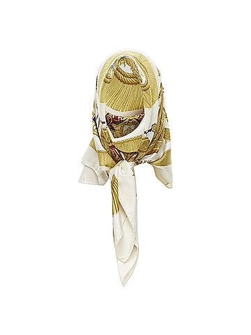 Hermès Hermes Poste et Cavalerie print silk scarf (view 1)